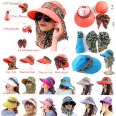 Sun Visor Hats For Mujer New Flap192257438717 With Cap Wide Brim UV Packable  eb-23820410